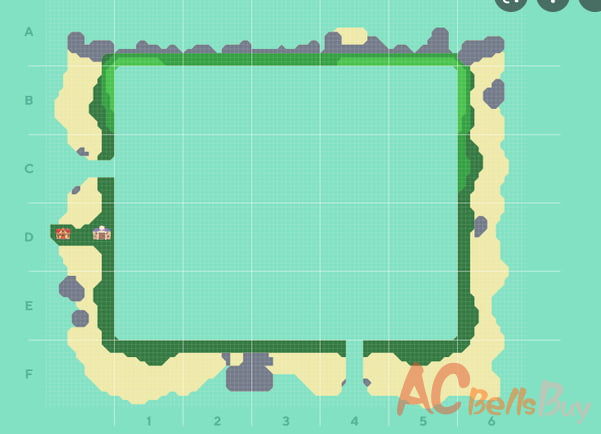 Animal Crossing Island Layout