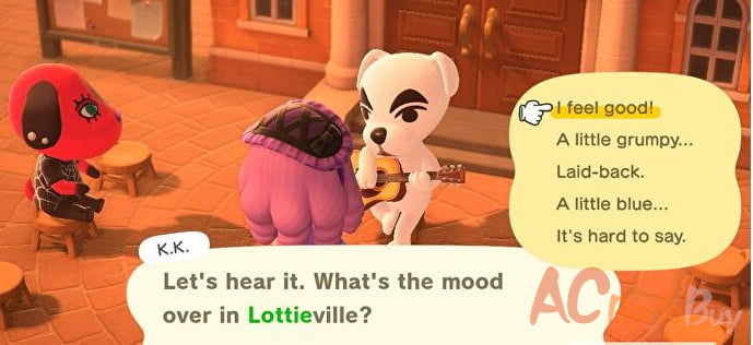 Talk to KK Slider